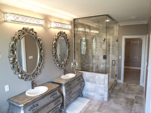 Stone + Glass Shower